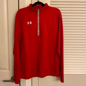 under armour loose long sleeve quarter zip shirt